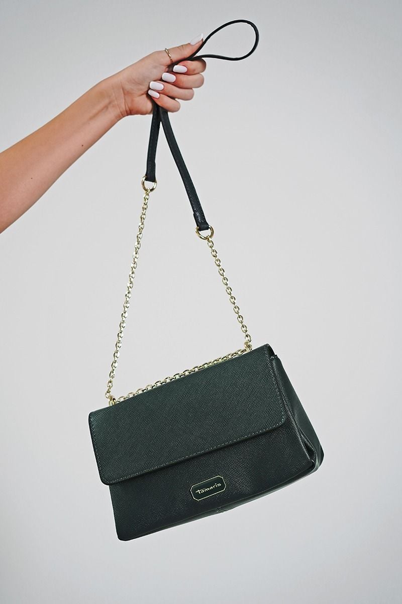 Tmavozelená crossbody kabelka Anja