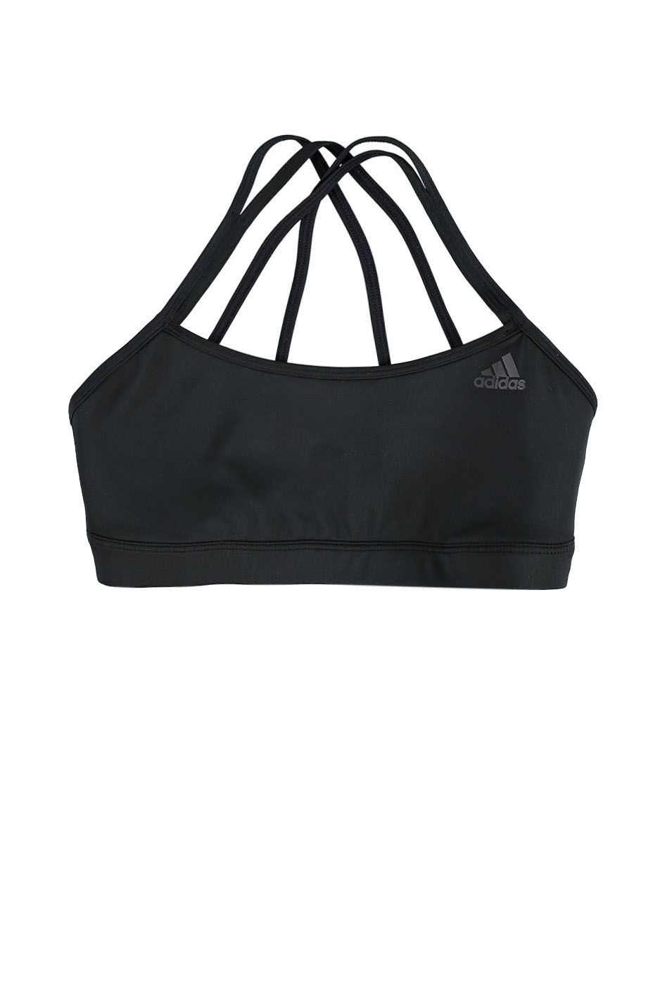 Čierna športová podprsenka ADIDAS Crossback Bra