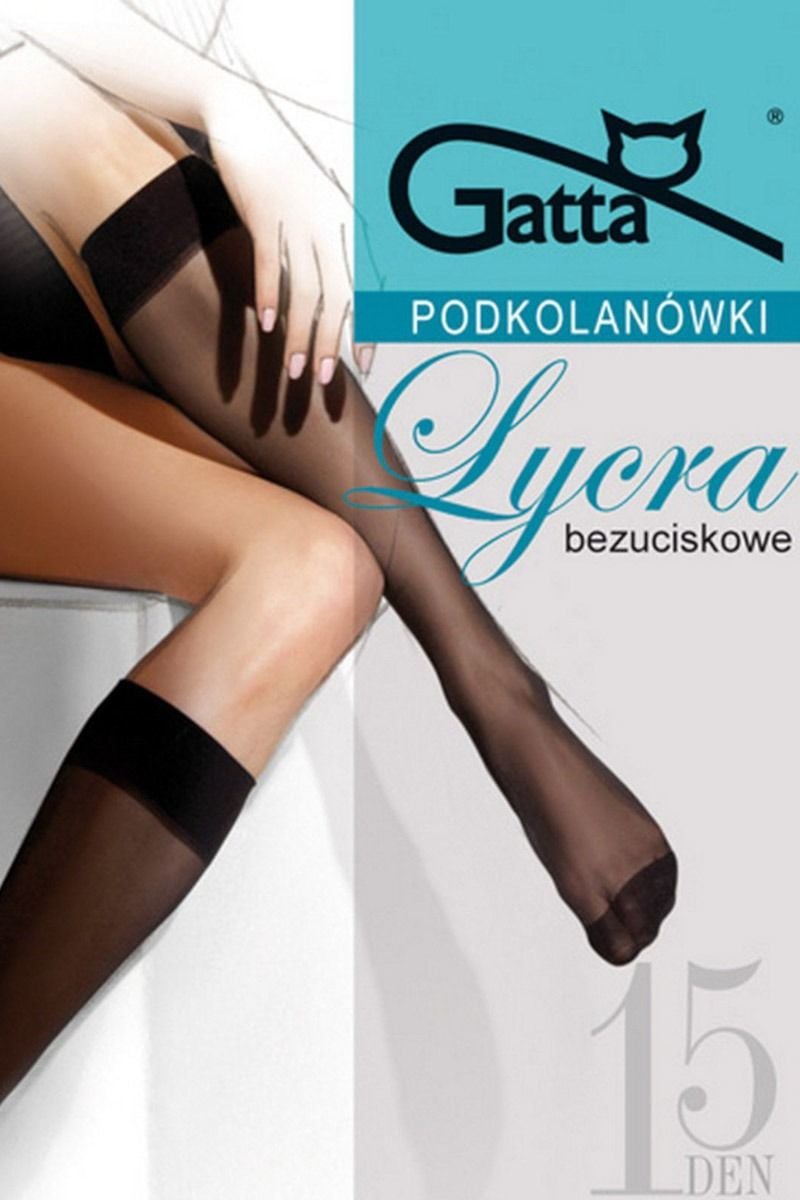 Čierne podkolienky Lycra 15 DEN